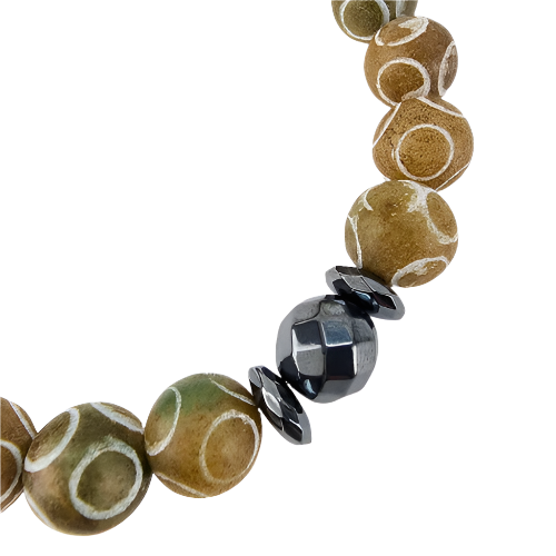 Geometric Patterned Jade