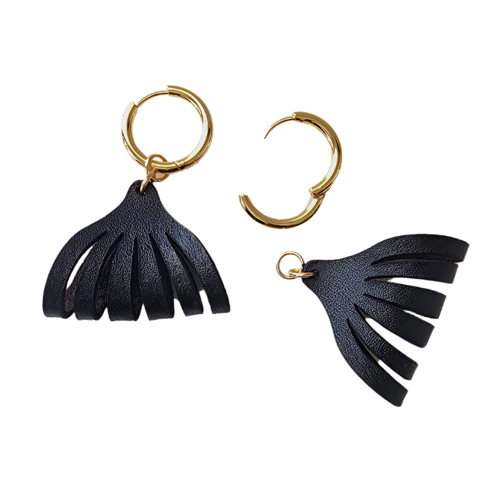 Black Leather Shell
