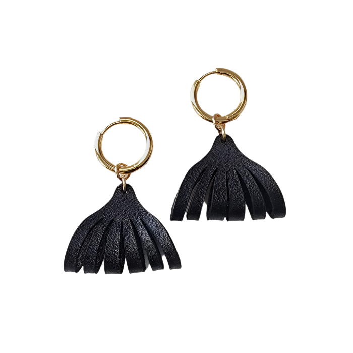Black Leather Shell