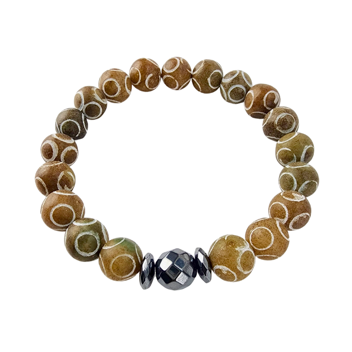 Geometric Patterned Jade