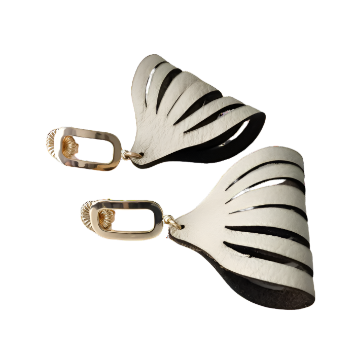 Cream Leather Shell