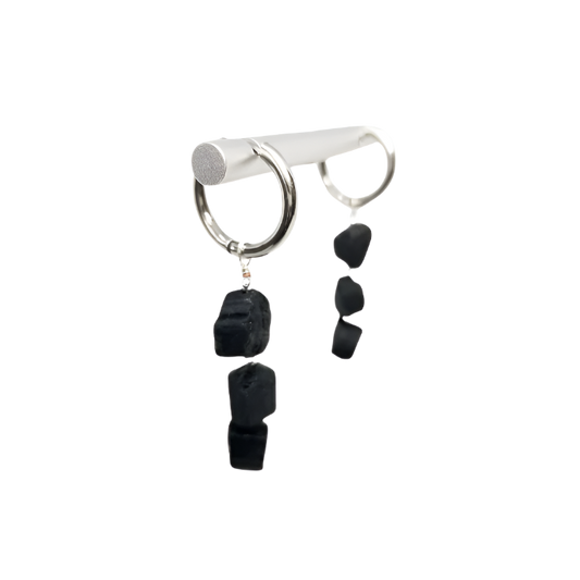 Raw Clusters Hoop & Post