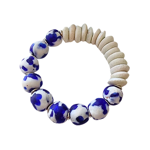 Fused Beauty Recycled Glass Bracelet