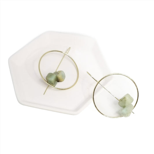 Precious & Raw Fashion Earring